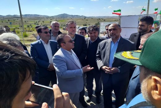 افتتاح شهرک گلخانه‌ای ماهورباشتِ گچساران 