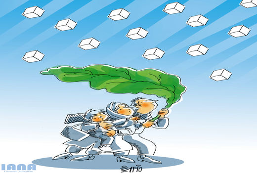 مصرف سبزیجات در رژیم غذایی، مقابله با بیماری دیابت- کارتون فیروزه مظفری 