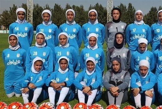 دیدار دوستانه دختران جوان ایران و اردن 