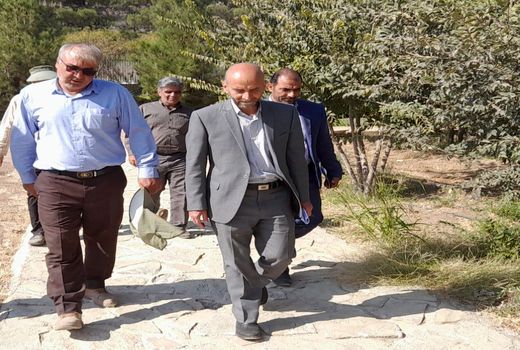 بازدید سید عماد شاهرخی رئیس سازمان جهاد کشاورزی استان لرستان از باغ گیاه شناسی زاگرس