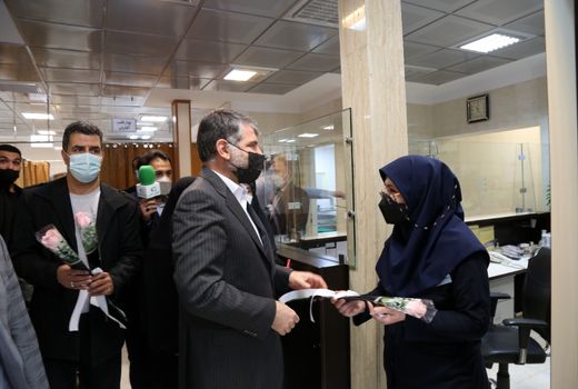 تجلیل وزیر جهاد کشاورزی از پرستاران مرکز پزشکی شهید شوریده