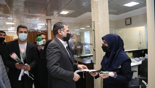 تجلیل وزیر جهاد کشاورزی از پرستاران مرکز پزشکی شهید شوریده
