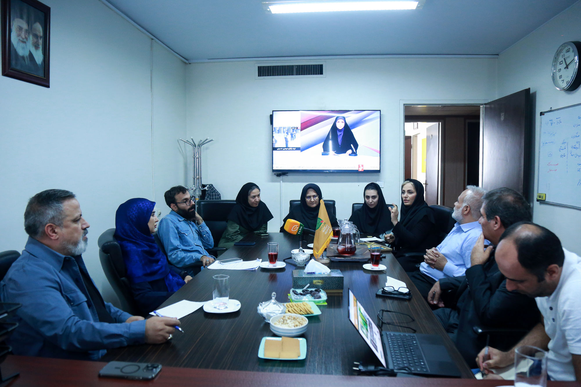 بازدید رئیس مرکز روابط عمومی وزارت جهاد کشاورزی از خبرگزاری ایانا 