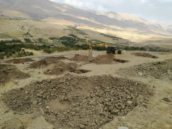 توسعه باغات در بیش از 100هکتار از اراضی شیب دارشهرستان اردل