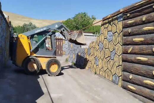 قلع و قمع ۳۲ مورد تغییر کاربری غیرمجاز در اراضی باغی شهرستان اسکو