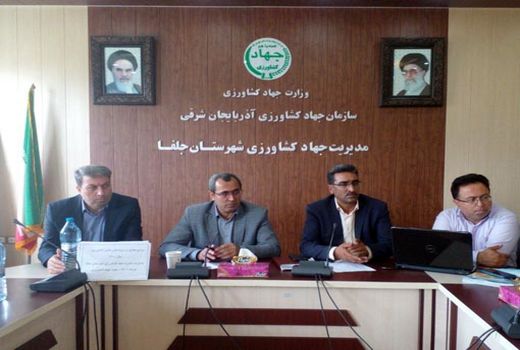  تجلیل از کشاورزان و تولید کنندگان برتر حوزه کشاورزی و دامی جلفا