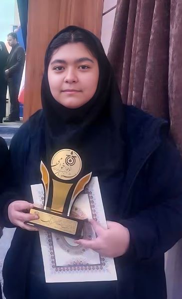 افتخارآفرینی فرزند همکاران مدیریت جهاد کشاورزی شهرستان میانه در جشنواره نوجوان خوارزمی