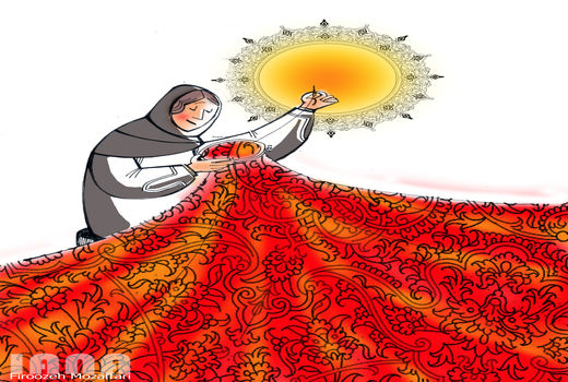 روز جهانی صنایع دستی-کارتون فیروزه مظفری