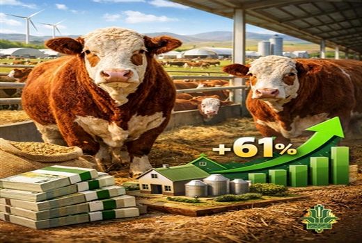 رشد 61 درصدی حمایت بانک کشاورزی از تولید گوشت قرمز در کشور