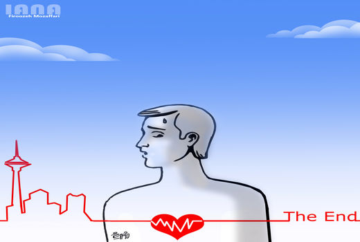 تهران رکورددارسکته قلبی-کارتون فیروزه مظفری