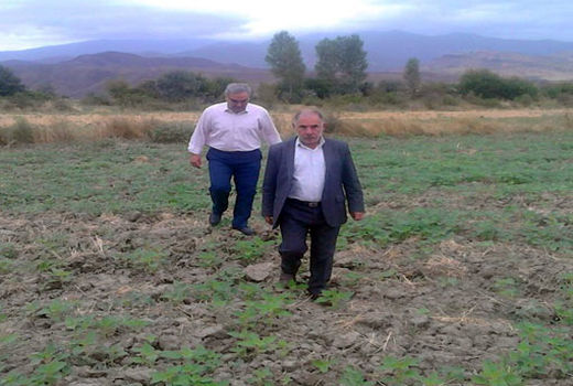 بهره برداری 150 هکتار اراضی کشاورزی از سیستم آبیاری کم فشار در شهرستان خداآفرین