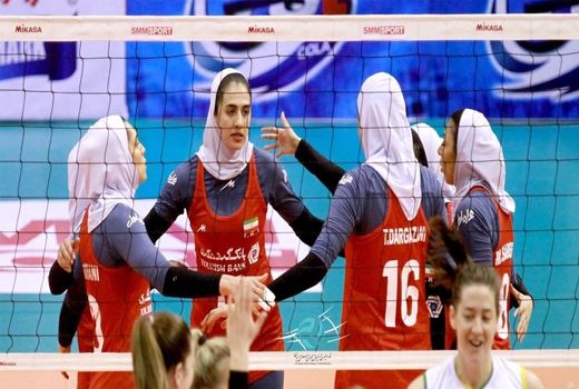 شکست بانوان والیبالیست ایران مقابل استرالیا