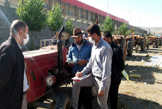 شماره گذاری 187 دستگاه از ماشین آلات کشاورزی بدون پلاک در شهرستان کلیبر