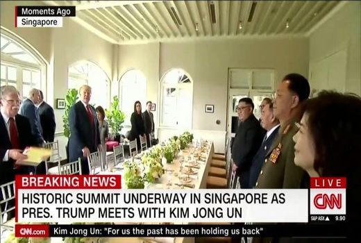  بذله‌گویی «دونالد» در دیدار با «اون»