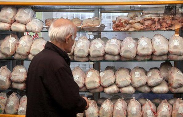 قیمت مصرف کننده هر کیلوگرم گوشت مرغ گرم همچنان 20 هزار و 400 تومان باقی ماند