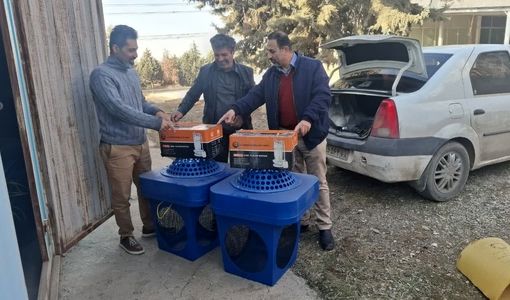 تحویل ۷ دستگاه هواده به پرورش‌دهندگان ماهی شهرستان آبیک