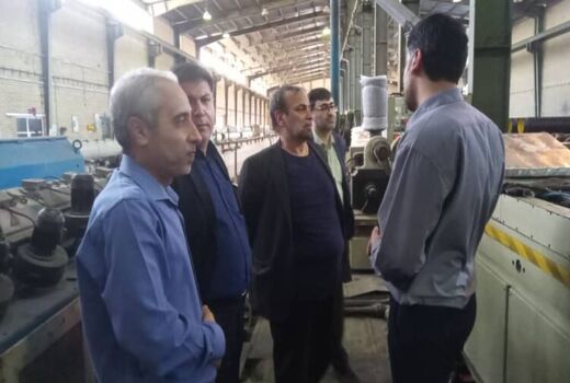 بازدید مدیرعامل و رئیس هیات مدیره شرکت جهاد استقلال از کارخانه جهاد زمزم اهواز