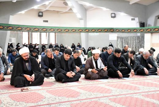 برگزاری مراسم عزاداری حسینی در سازمان جهاد کشاورزی  آذربایجان شرقی