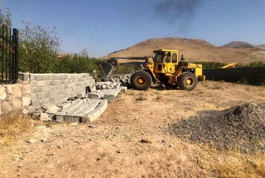 ۳ هکتار از اراضی کشاورزی قزوین آزاد سازی شد