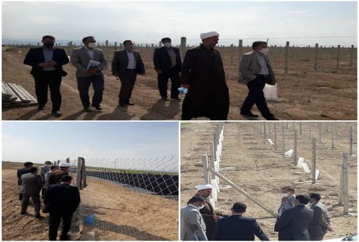  پروژه ۲۰ هکتاری طرح فراز انگور در فاروج 