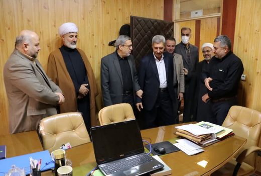 بازدید سرپرست سازمان جهاد کشاورزی استان قزوین از مدیریت امور اراضی استان