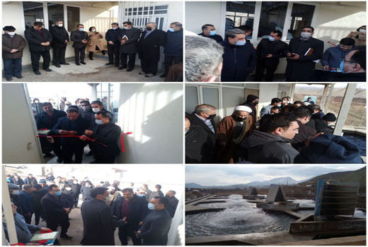 افتتاح پروژه 20 تنی پرورش ماهی قزل آلا در شهرستان جلفا