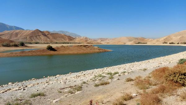 صید ماهی گرمابی در بند عبدال آباد شهر حصار گرمخان 