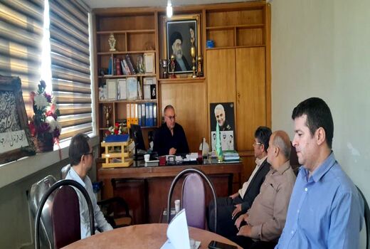 دیدار مدیر امور اراضی با مدیر بازرسی و شکایات سازمان جهاد کشاورزی استان در راستای بهبود فرآیندهای نظارتی و ارتقای شفافیت در حوزه اراضی
