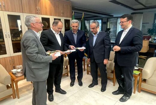 دیدار رییس و اساتید دانشکده کشاورزی دانشگاه تبریز با وزیر جهادکشاورزی