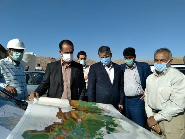 رئیس مجلس از طرح سد مخزنی کنجان چم بازدید کرد