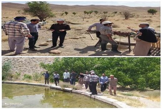 بررسی درخواست‌های مردمی در بازدید از طرح‌های آب و خاک شهرستان فردوس