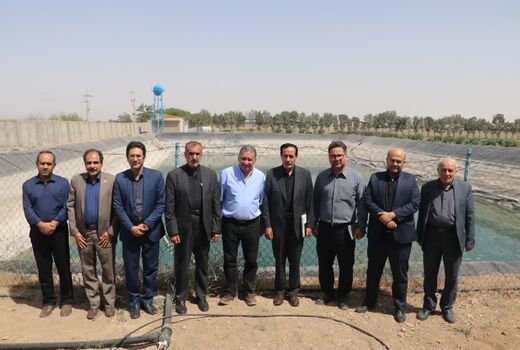 بازدید معاون وزیر جهاد کشاورزی از مزرعه نوآوری کشاورزی هوشمند در آبیک 