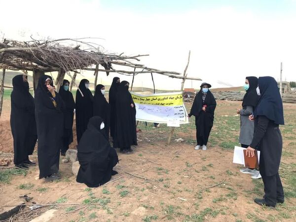 برگزاری کارگاه آموزشی ایجاد باغچه خانگی سلامت
