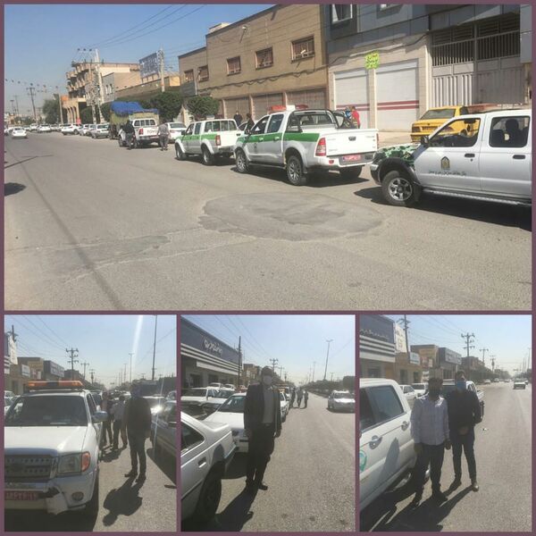 برگزاری مانور عملیاتی مشترک حافظان زمین در خوزستان