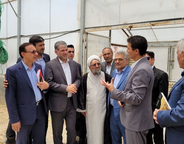بازدید وزیر جهاد کشاورزی از شهرک گلخانه ای امام رضا (ع)