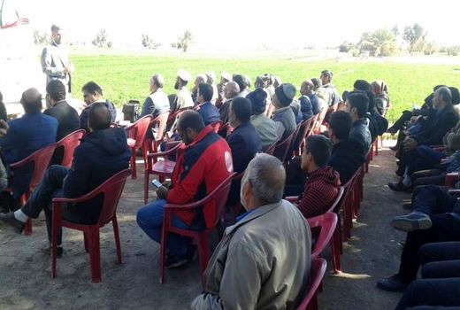 جلسه کشاورزی در سالن آموزش و پرورش بخش شهداد برگزار شد