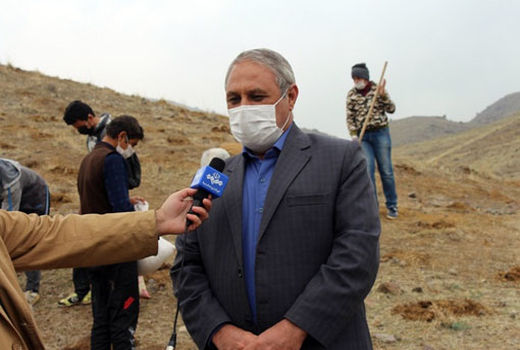 آغاز کپه کاری در 250 هکتار از مراتع حوزه آبخیز سد لیوار بخش یامچی شهرستان مرند 