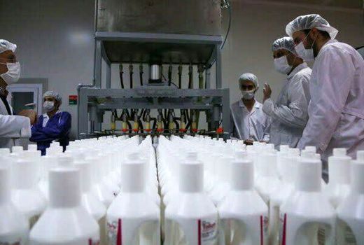 کارخانه گیاهان دارویی جاجرم ۱۵هزار قوطی محلول ضدعفونی تولید کرد