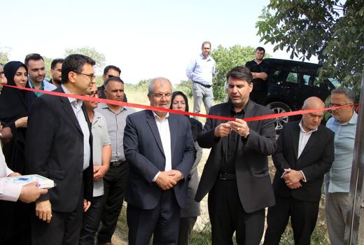افتتاح یک طرح کشاورزی در شهرستان البرز 