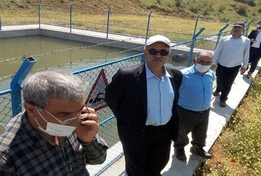 تحویل موقت پروژه 180 هکتار آبیاری تحت فشار و کم فشار بخش خمارلوی شهرستان خداآفرین