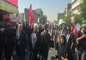 حضور گسترده خانواده بزرگ جهاد کشاورزی آذربایجان شرقی در مراسم وداع و تشییع قائد شهید انقلاب