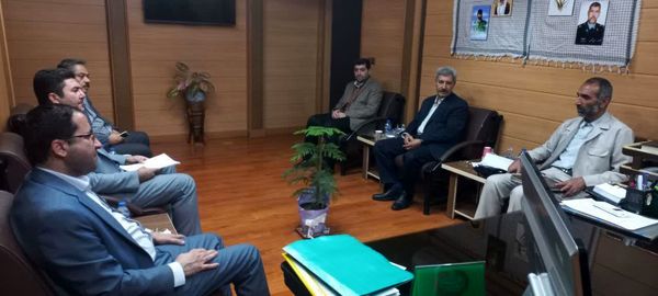 جلسه مشترک رئیس کل دادگستری استان با رئیس سازمان جهادکشاورزی استان برای تسریع در طرح کاداستر اراضی کشاورزی