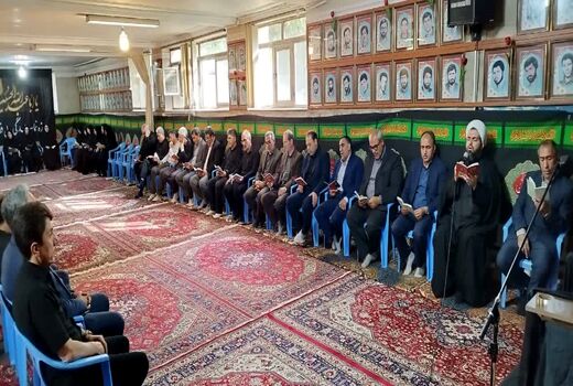 مراسم عزاداری دهه اول محرم در سازمان جهاد کشاورزی آذربایجان غربی برگزار شد