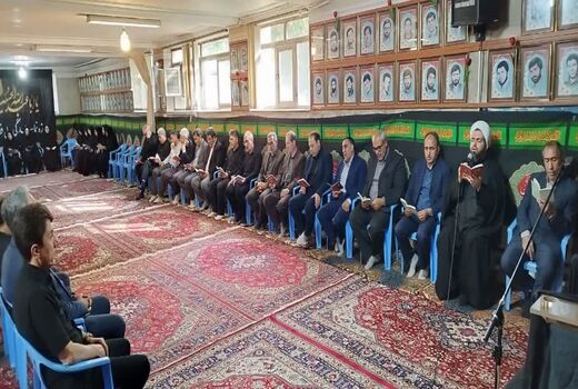 مراسم عزاداری دهه اول محرم در سازمان جهاد کشاورزی آذربایجان غربی برگزار شد