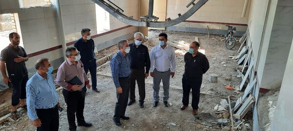 بازدید سرزده مدیر کل دامپزشکی خوزستان از مجتمع کشتارگاهی در حال ساخت ملاثانی