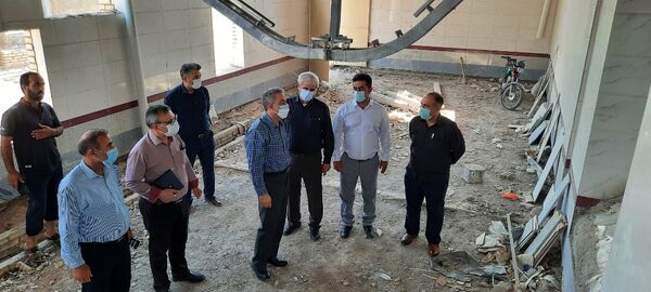 بازدید سرزده مدیر کل دامپزشکی خوزستان از مجتمع کشتارگاهی در حال ساخت ملاثانی