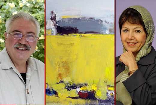 خرید تابلوی هنرمند ایرانی توسط یکی از مدیران کمپانی فورد