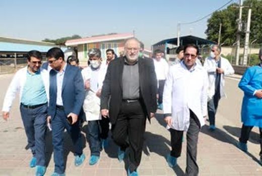 بازدید استاندار قزوین از شرکت کشاورزی و دامپروری مگسال شهرستان آبیک 