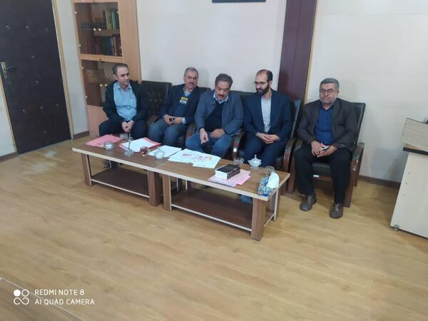 دیدار مدیر امور اراضی استان قزوین با مدیرجهاد کشاورزی بوئین زهرا