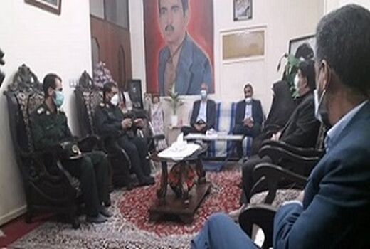 دیدار از خانواده شهید مسعود محمدی پور از شهدای جهادگر دفاع مقدس